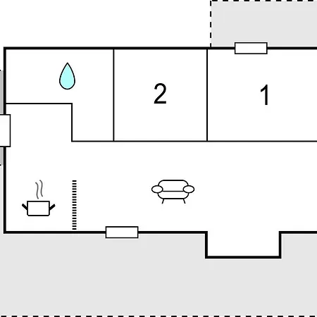 Two-bedroom Holiday In Holiday home *